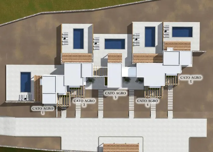 Cato Agro 1, Seafront With Private Pool *